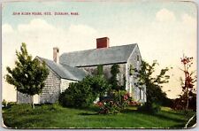 John Alden House 1653 Duxbury Massachusetts MA Landscaped Grounds Postcard picture