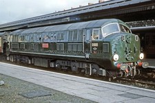pu4017 - Engine No.D601 at Truro Station, Cornwall - print 6x4 picture