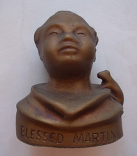 Vintage BLESSED MARTIN Sister Mary Angela Wilson Pottery Statue, Figure, Bust picture