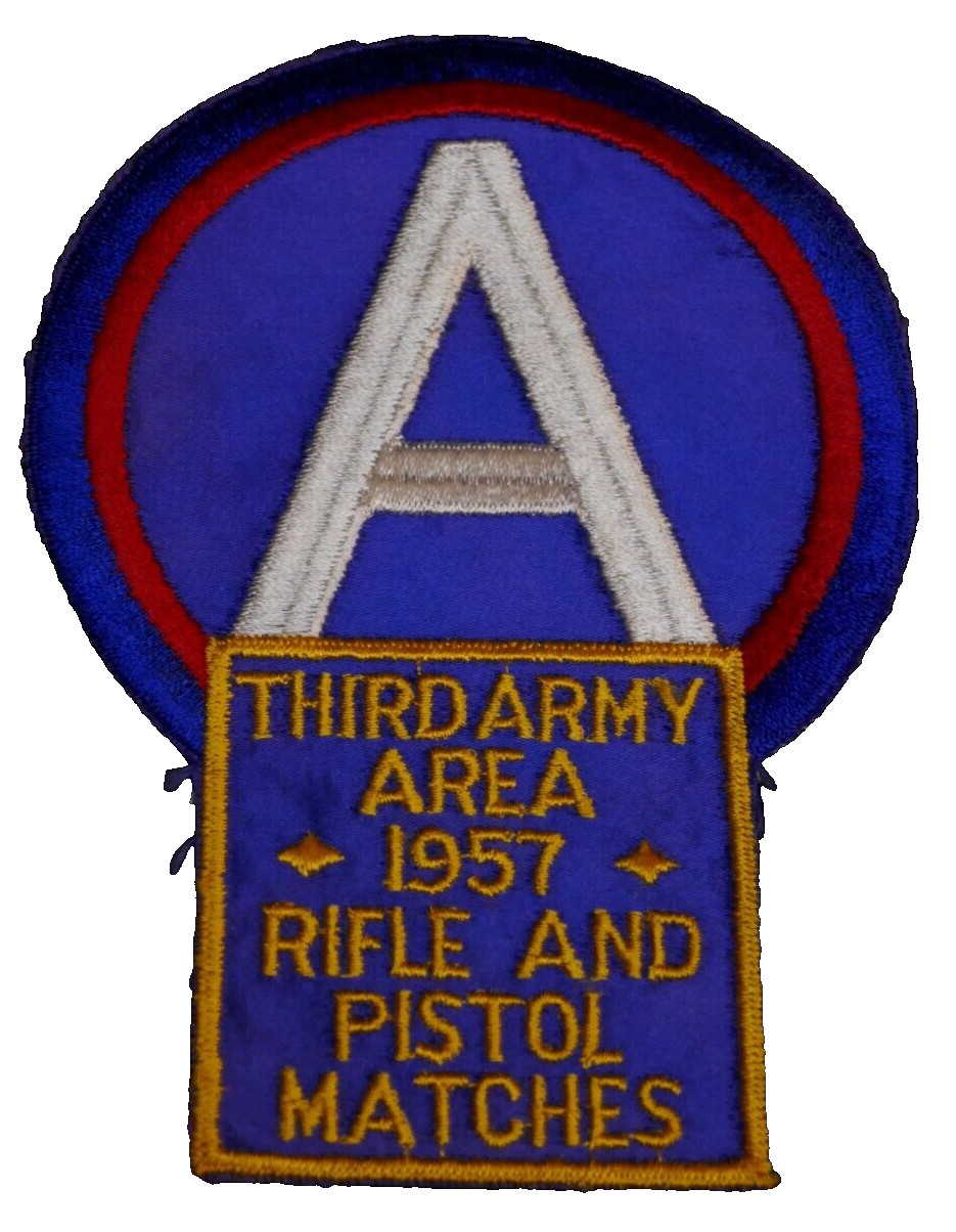 Third 3rd Cold War US Third 3rd Army Area 1957 Rifle & Pistol Matches Large ...