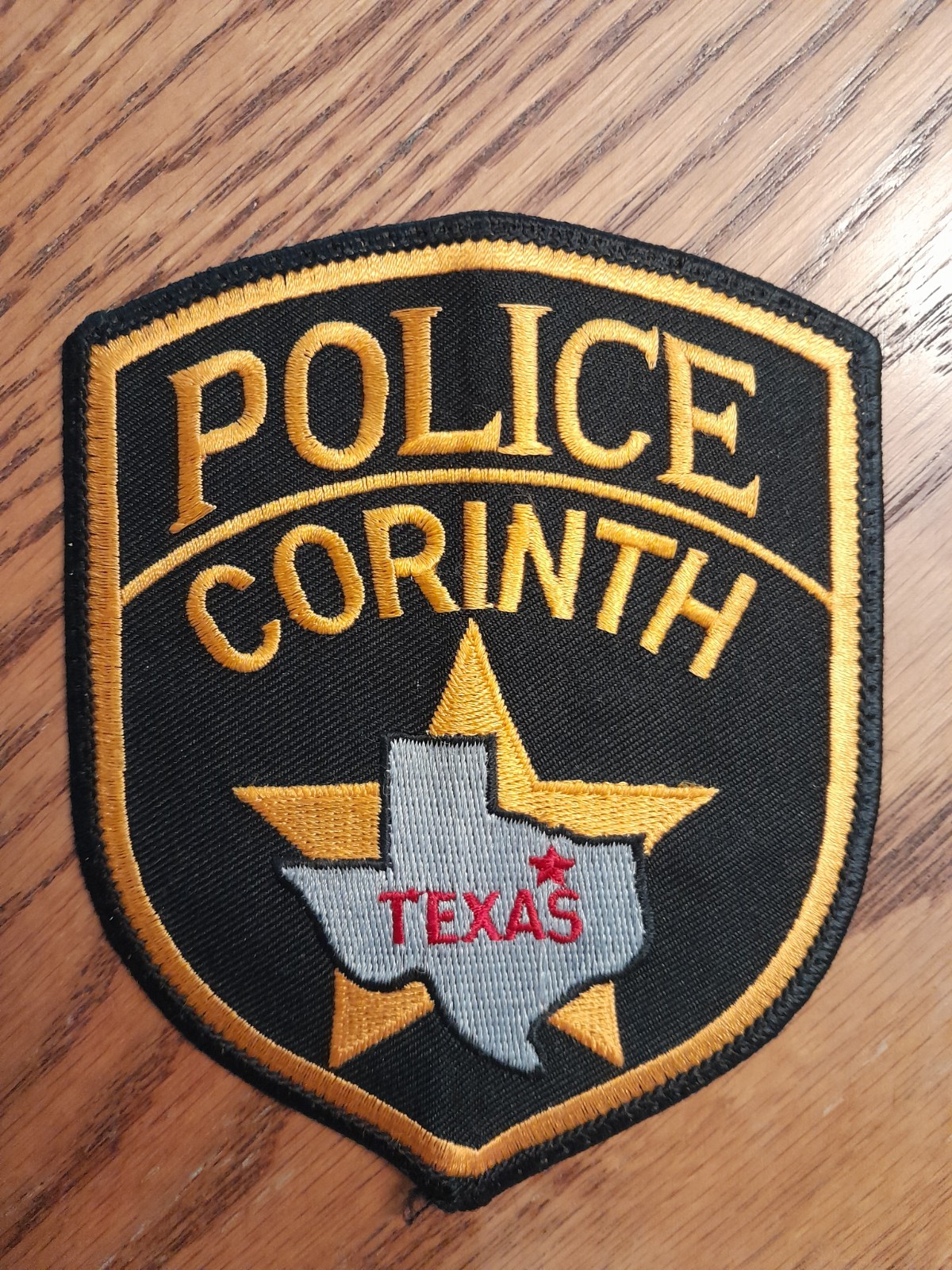 Corinth Texas Police Shoulder Patch Corinth Texas Police Shoulder Patch