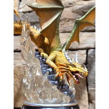Bradford Exchange Dragon Statue Realm Fires of Aunarg  Light Up Limited Edition picture