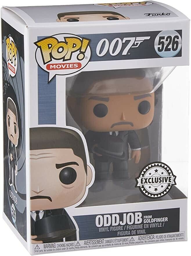 Funko POP Movies James Bond Goldfinger Oddjob (Hat)