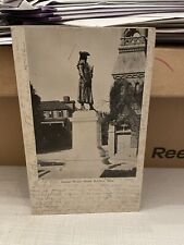 Vtg Postcard General Warren Statue Roxbury MA 1907 picture