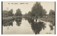 Goshen Indiana Canal Standard Postcard picture