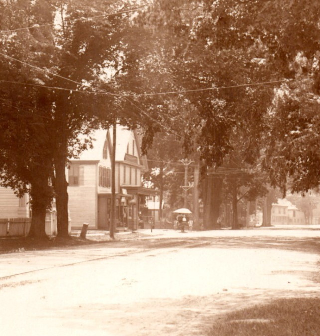 Saxtons River VT Main Street RPPC Real Photo Postcard