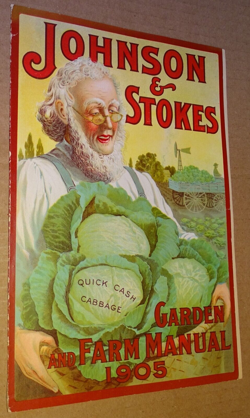 COVERS ONLY - 1905 Johnson & Stokes Garden & Farm Annual (seed catalog) Phila PA