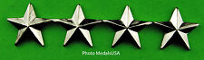 4 Star General Rank silver - collar, shirt, hat, ball cap insignia picture