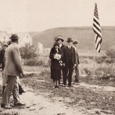 American Flag President Calvin Coolidge 1928 VT Cavendish UNP Chrome Postcard picture