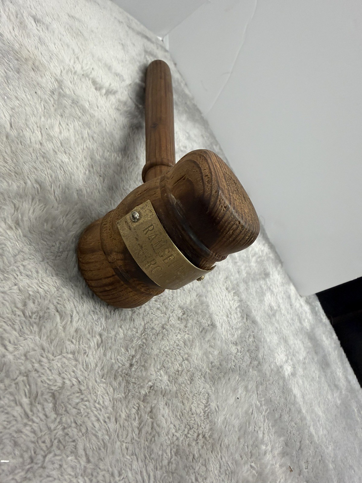 Commemorative Ramseurs Mill Gavel Wooden Circa 1750