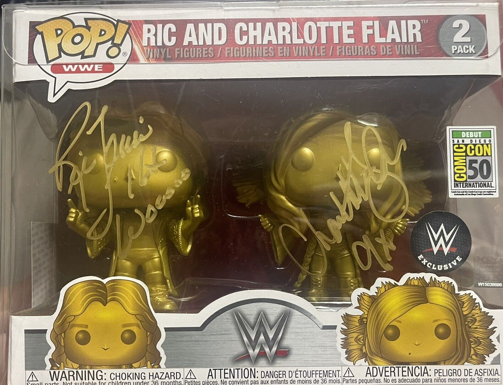 ric and charlotte flair funko pop