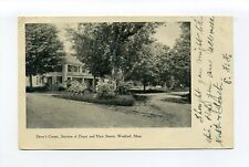 Westford MA Mass 1906 postcard, Drew's Corner, jct Depot & Main Streets, dirt rd picture
