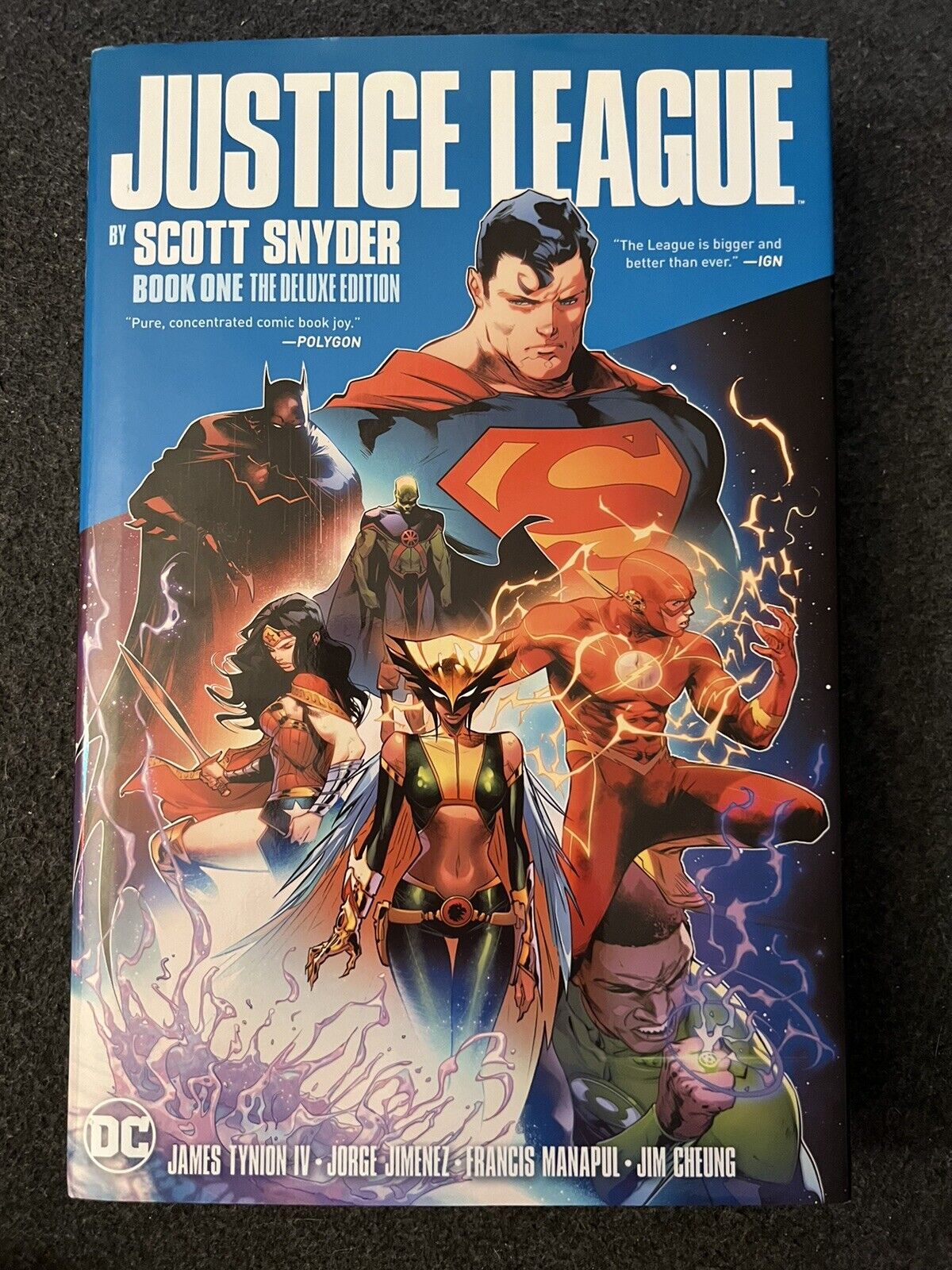 DC JUSTICE LEAGUE BOOK ONE HARDCOVER BOOK BY SCOTT SNYDER - NEW