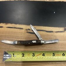Vintage Craftsman Schrade Walden NY USA #855 3 Blade Folding Pocketknife picture
