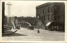 Richford VT Main St. Bridge c1930s Real Photo Postcard Coca-Cola Sign picture