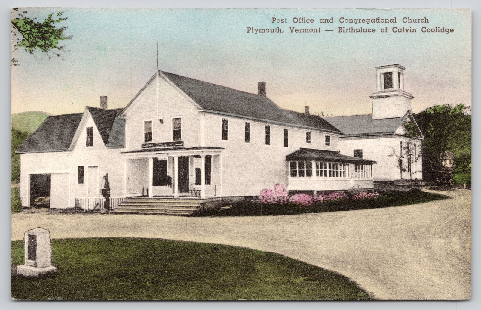 Florence Cilley General Store Post Office Plymouth Vermont Postcard Florence Cilley General Store Post Office Plymouth Vermont Postcard