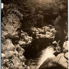 c1910s Brookside, VT Mystery Gorge RPPC Photo Chittenden Crawfordsville, IN A154 picture