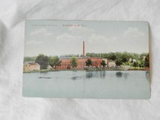 Postcard Oakes Pond and Mill Bloomfield, NJ unposted picture