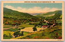 Green Mountains and Pownal Valley, Vermont - Postcard picture