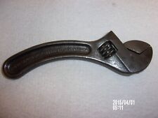 VTG Billings & Spencer Co. 6 inch curved handle adjustable wrench Hartford Conn. picture