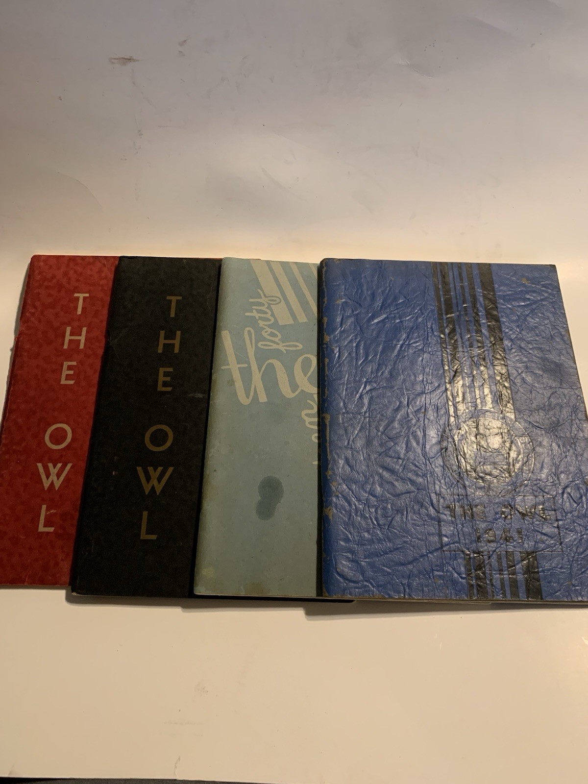 Antique Yearbook (The Owl ) 1938,1939,1940,1941 Westminster High School