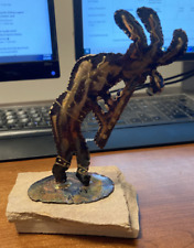 JAY TSCHUDY COPPER KOKOPELLI SCULPTURE SIGNED picture
