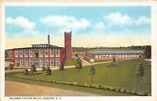 Chester South Carolina c1930s Postcard Baldwin Cotton Mills picture
