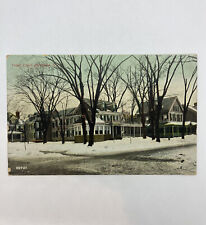 Truell Court PLAINFIELD NJ Antique Winter Snow New Jersey Postcard 1909 picture