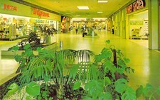 1967 IL Waukegan Belvidere Mall Wards Kinney Shoes Walgreens UNP Postcard B04 picture