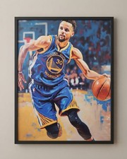 Stephen Curry Golden State Warriors Framed Wall Art Basketball picture