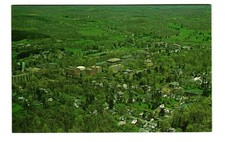 Aerial view of Denison University Granville OH vintage postcard unposted picture