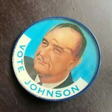 1964 Lyndon B.Johnson-Hubert H.Humphrey VERI-VUE Flasher Pin Button picture