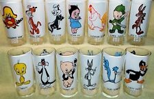 💥NEW LOWER $$💥 HTF 1973 PEPSI LUN LOONEY TUNES WARNER BROS GLASSES YOUR CHOICE picture