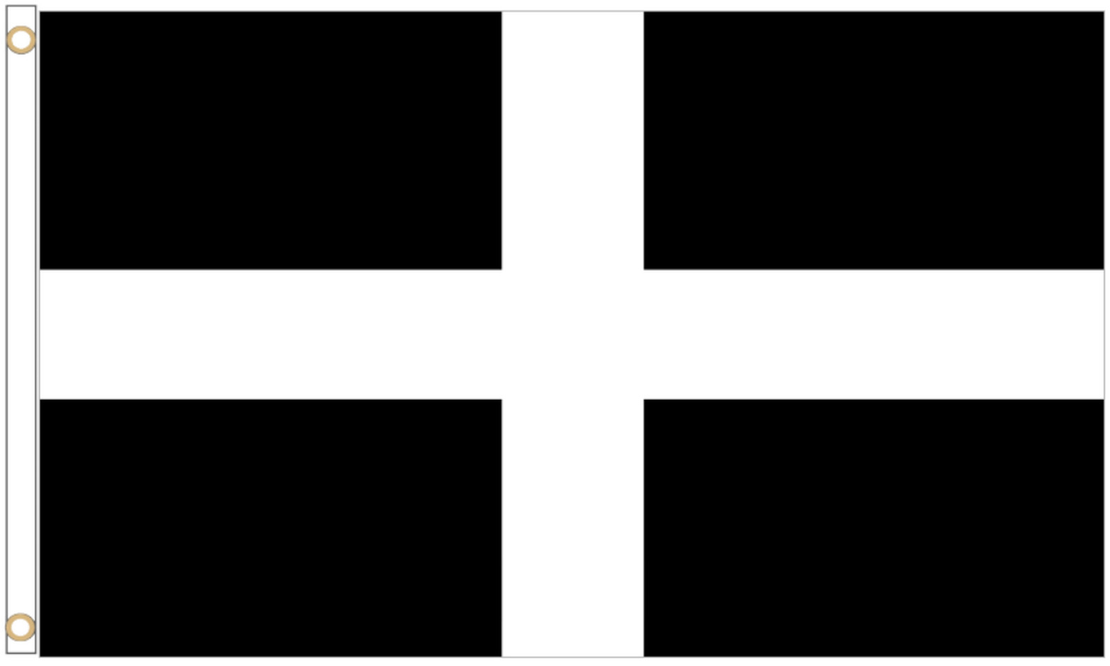 Cornwall 5' x 3' HEAVY DUTY NYLON Flag 