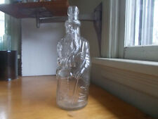 POLAND WATER HIRAM RICKER HAND BLOWN THE MOSES BOTTLE 1890s FIGURAL SHINY MINT  picture