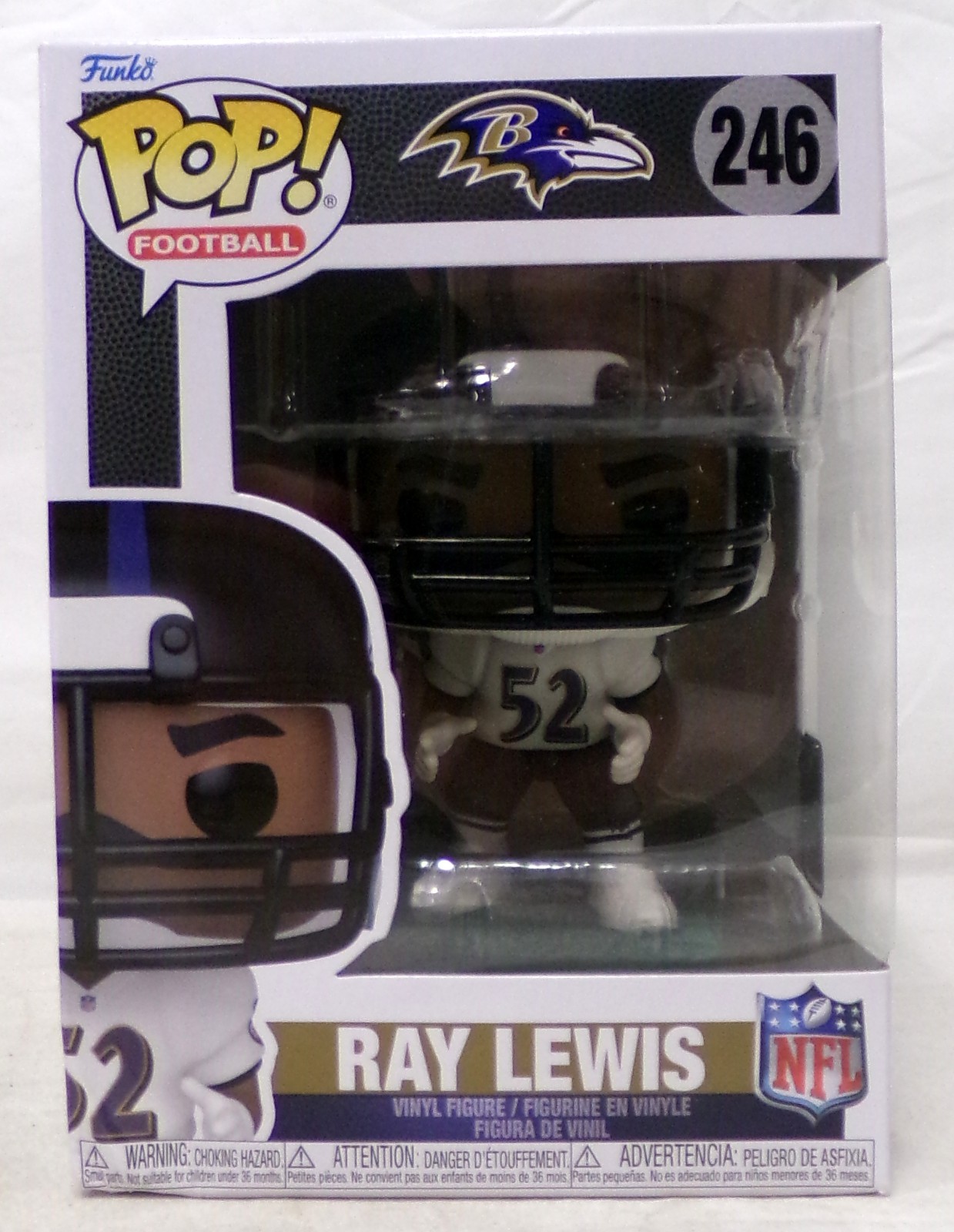 Funko Pop Football NFL Legends 246 Ray Lewis Baltimore Ravens Away Jersey 2025 Funko Pop Football NFL Legends 246 Ray Lewis Baltimore Ravens Away Jersey 2025