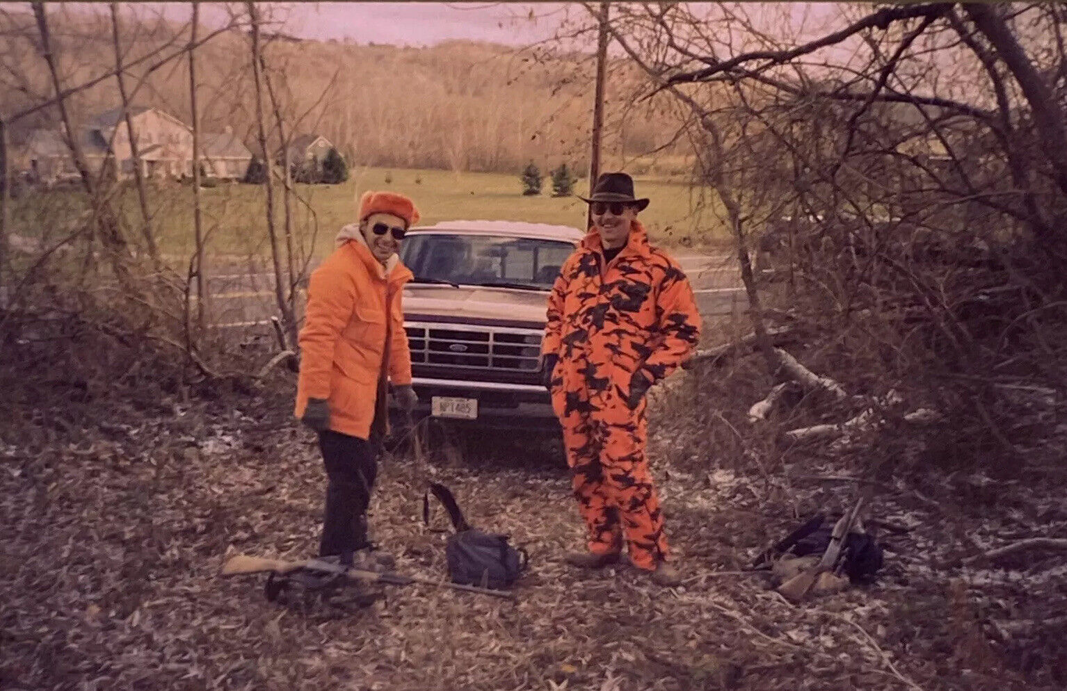 Vintage Photo Slide 1999 Deer Hunting Season Hunters Camillus Warners Rd NY