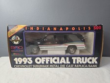 Brookfield Indianapolis 500 1993 Official Truck Chevrolet Suburban Bank 1:24  picture