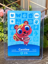 CAROLINE #290 AUTHENTIC Animal Crossing Amiibo Card Series 3 Nintendo UNSCANNED picture
