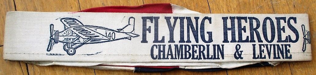 Clarence Chamberlin, Levine 1927 ORIGINAL Hat-1st Transatlantic Passenger Flight