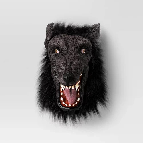 Adult Wolf Halloween Costume Mask Black - Hyde and EEK Boutique™: Werewolf Mask