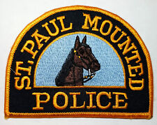 St. Paul Minnesota Mounted Police Patch - FREE US SHIPPING picture