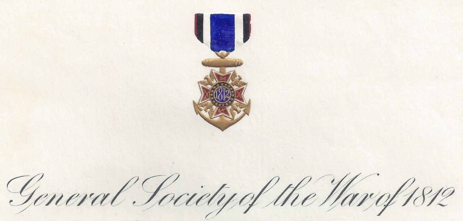 General Society of the War of 1812 / SEVEN Documents naming HARVARD DOCTOR as VP General Society of the War of 1812 / SEVEN Documents naming HARVARD DOCTOR as VP