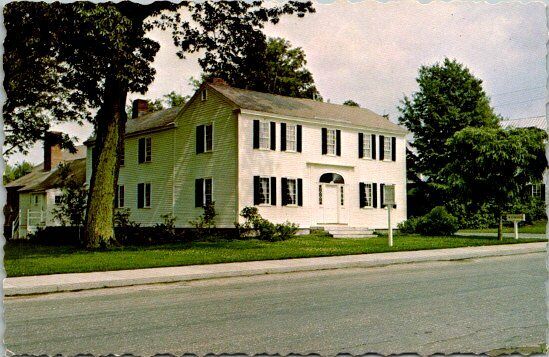 Postcard Bethel Maine ME New England Moses Mason House Vintage VTG Chrome 