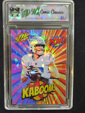 2023 Justin Herbert Kaboom Pow Boom Cracked Ice Football Limited Edition Design picture