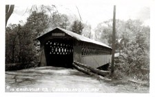 RPPC Chiselville Ball Ground GA Georgia Poole's Mill Bridge Photo Postcard E36 picture