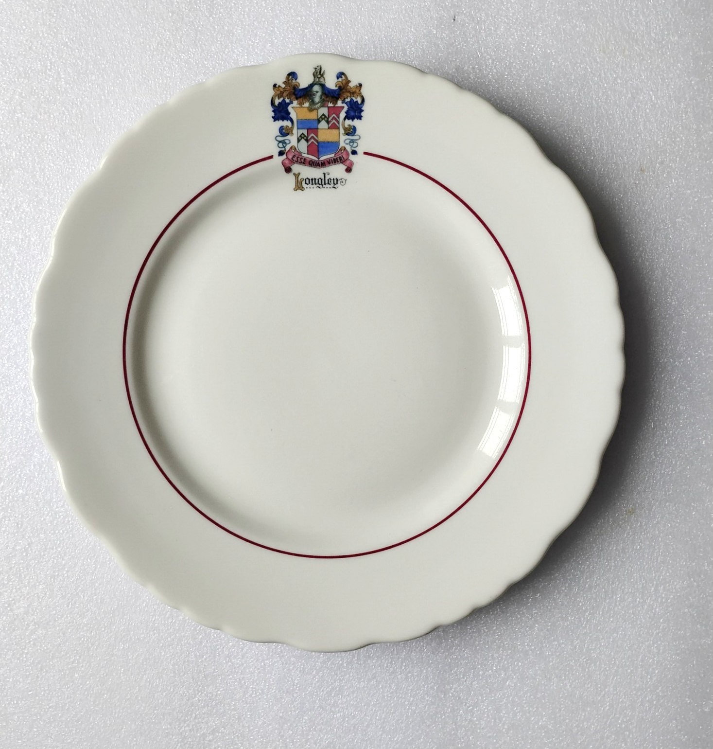 Longley's Cafeteria NYC Dinner Plate 1966 Sterling Restaurant Ware 9 Inches Longley's Cafeteria NYC Dinner Plate 1966 Sterling Restaurant Ware 9 Inches