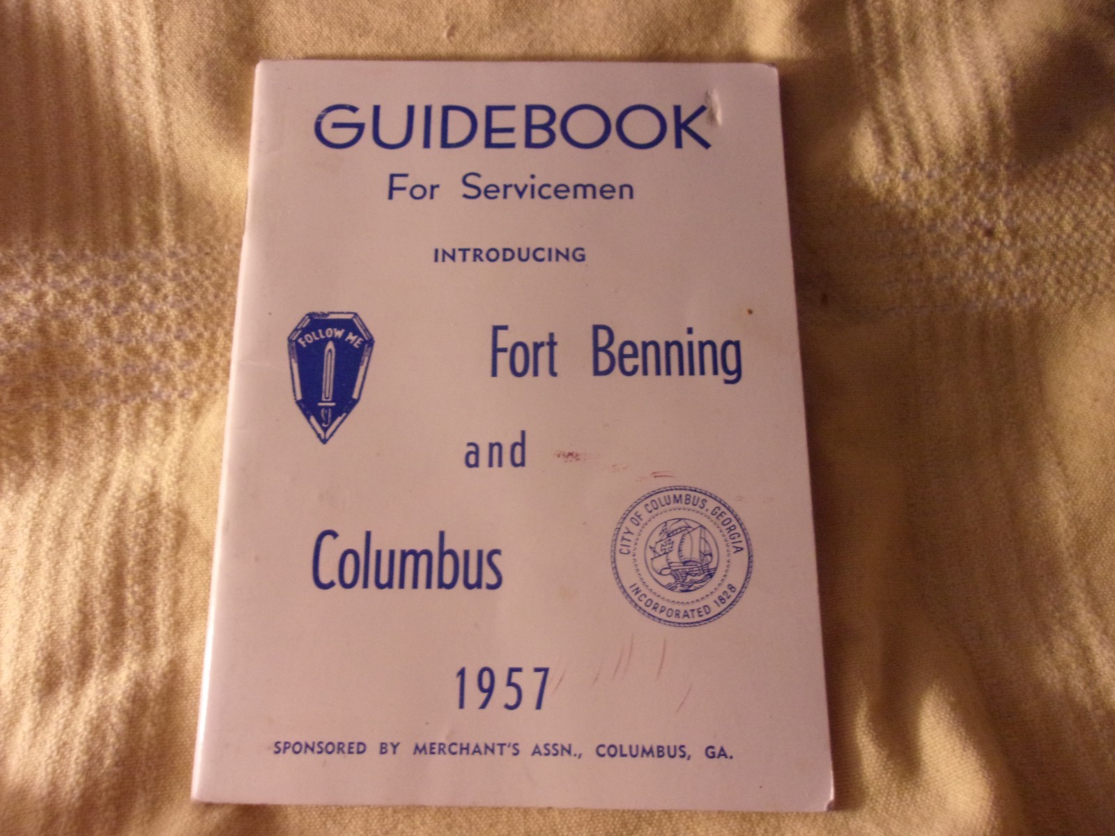 1957 Guidebook for Servicemen Introducing Fort Benning and Columbus