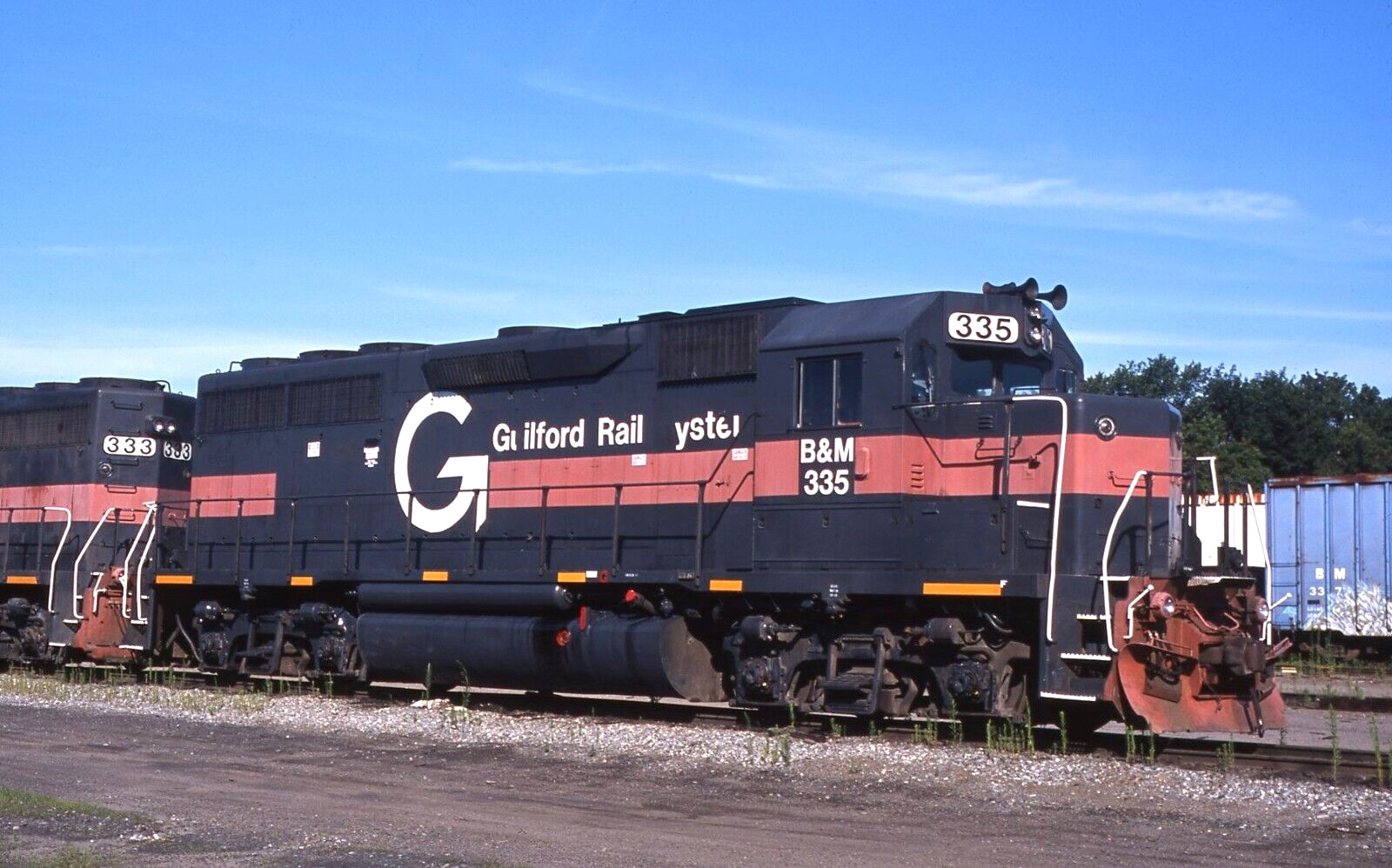 Original Slide: Boston & Maine / Guilford Rail System GP40 335