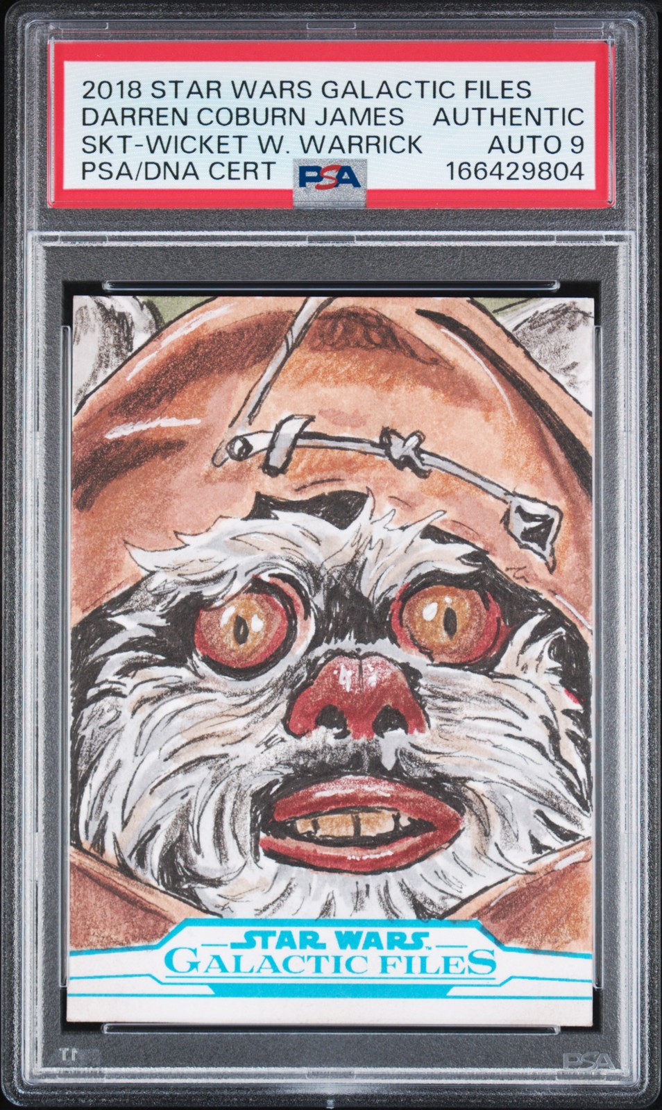 2018 WICKET W. WARRICK DARREN COBURN-JAMES PSA AUTHENTIC AUTO 9 2018 WICKET W. WARRICK DARREN COBURN-JAMES PSA AUTHENTIC AUTO 9